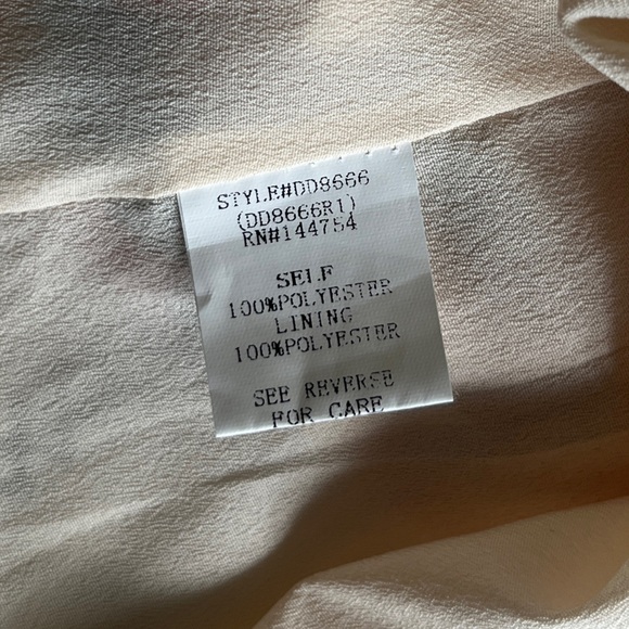 DAVI & DANI Full Length Floral Maxi High-Low Dress, Size Small - Picture 7 of 8